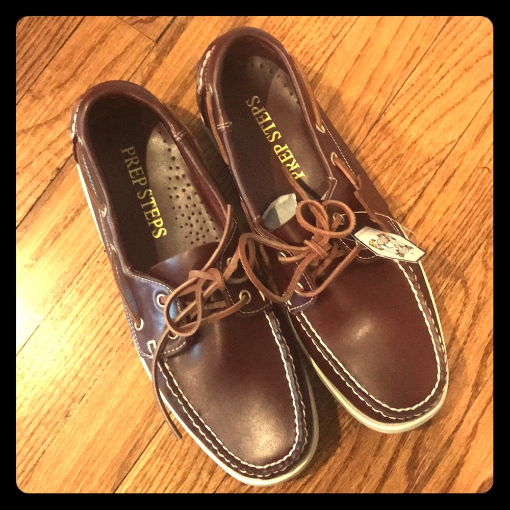 Mens Leather Classic Deck Boat Shoes All Sizes NIB
